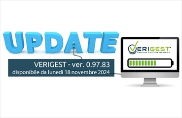 Disponibile la nuova versione Verigest 0.97.83